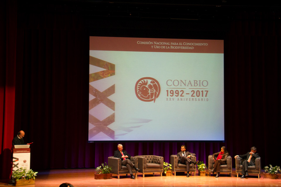 fotografía del evento del 25 aniversario CONABIO