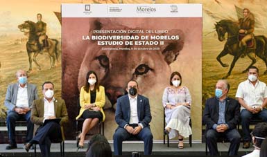 El Gobernador encabezó la presentación, versión digital, del libro La biodiversidad en Morelos, Estudio de Estado 2